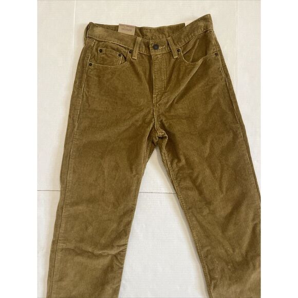 Levi's Men's Low Pro Mid Rise Straight Leg Corduroy Tan Brown Jeans Size 27 X 30 - Picture 4 of 9
